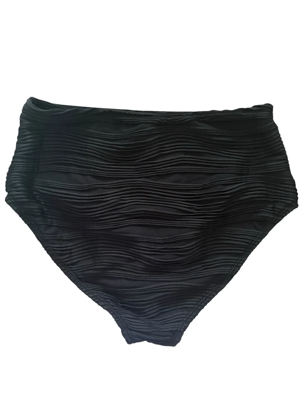 Women’s High-Waist Black Swim Bottoms